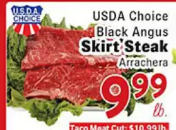 Rio Valley Market USDA Choice Black Angus Skirt Steak offer