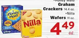 Rio Valley Market • Honey Maid Graham Crackers 14.4 oz. • Nilla Wafers 11 oz offer