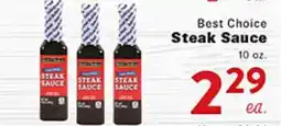 Rio Valley Market Best Choice Steak Sauce offer