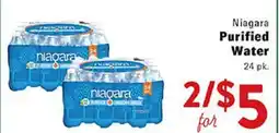 Rio Valley Market Niagara Purified Water offer