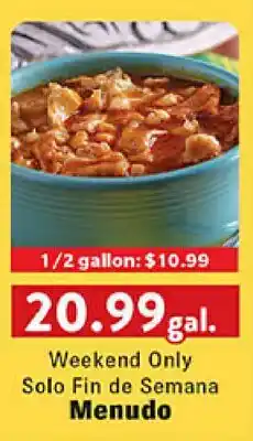 Rio Valley Market Menudo offer