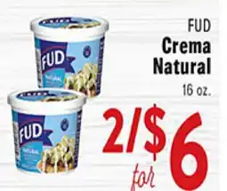 Rio Valley Market FUD Crema Natural offer
