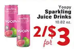 Rio Valley Market Yoopy Sparkling Juice Drinks offer