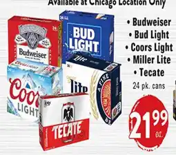 Rio Valley Market • Budweiser • Bud Light • Coors Light • Miller Lite • Tecate offer