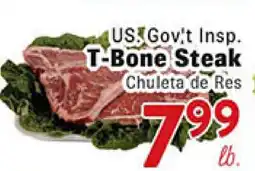 Rio Valley Market US. Gov't Insp. T-Bone Steak offer