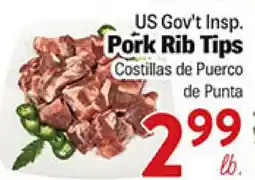 Rio Valley Market US Gov't Insp. Pork Rib Tips offer