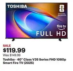 Best Buy Toshiba - 40 Class V35 Series FHD 1080p Smart Fire TV (2025) offer