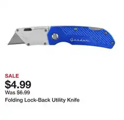 Harbor Freight Tools Folding Lock-Back Utility Knife offer