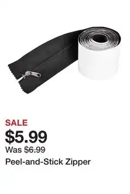 Harbor Freight Tools Peel-and-Stick Zipper offer