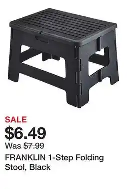 Harbor Freight Tools FRANKLIN 1-Step Folding Stool, Black offer