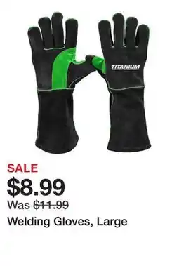 Harbor Freight Tools Welding Gloves, Large offer