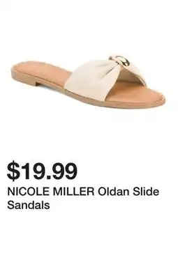 Marshalls NICOLE MILLER Oldan Slide Sandals offer
