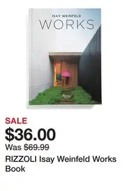 Marshalls RIZZOLI Isay Weinfeld Works Book offer