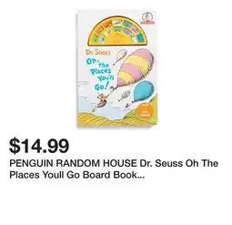 Marshalls PENGUIN RANDOM HOUSE Dr. Seuss Oh The Places Youll Go Board Book With 12 Silly Sounds offer