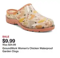 Tractor Supply Company GroundWork Women's Chicken Waterproof Garden Clogs offer