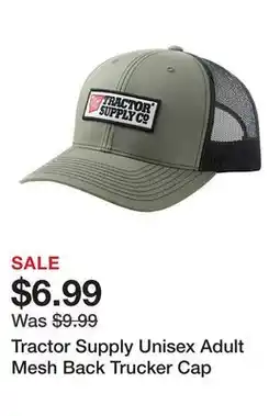 Tractor Supply Company Tractor Supply Unisex Adult Mesh Back Trucker Cap offer