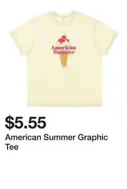 Five Below American Summer Graphic Tee offer