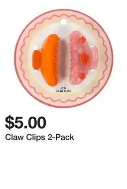 Five Below Claw Clips 2-Pack offer