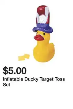 Five Below Inflatable Ducky Target Toss Set offer