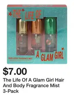 Five Below The Life Of A Glam Girl Hair And Body Fragrance Mist 3-Pack offer