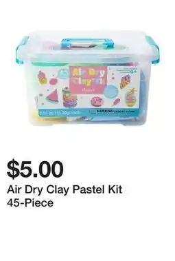 Five Below Air Dry Clay Pastel Kit 45-Piece offer