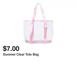 Five Below Summer Clear Tote Bag offer