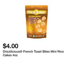 Five Below Drizzilicious French Toast Bites Mini Rice Cakes 4oz offer