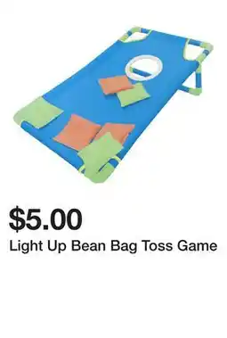 Five Below Light Up Bean Bag Toss Game offer