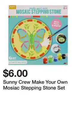 Five Below Sunny Crew Make Your Own Mosiac Stepping Stone Set offer