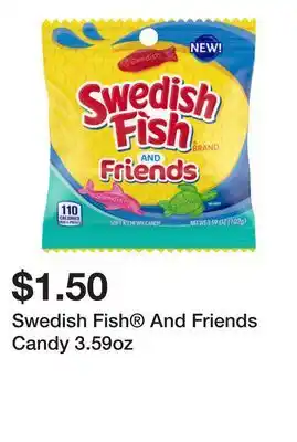 Five Below Swedish Fish And Friends Candy 3.59oz offer
