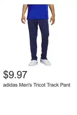 Costco adidas Men's Tricot Track Pant offer