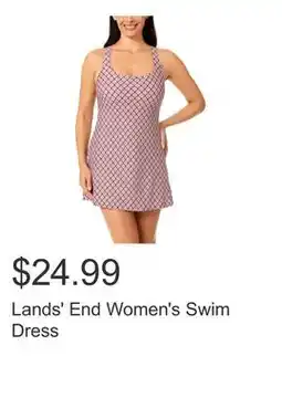 Costco Lands' End Women's Swim Dress offer