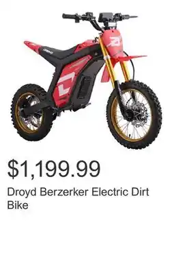 Costco Droyd Berzerker Electric Dirt Bike offer