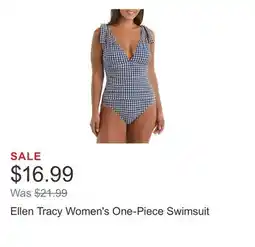 Costco Ellen Tracy Women's One-Piece Swimsuit offer