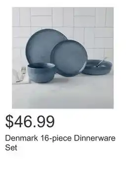 Costco Denmark 16-piece Dinnerware Set offer