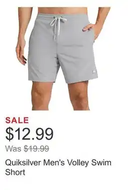 Costco Quiksilver Men's Volley Swim Short offer