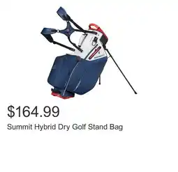 Costco Summit Hybrid Dry Golf Stand Bag offer
