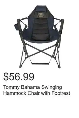 Costco Tommy Bahama Swinging Hammock Chair with Footrest offer
