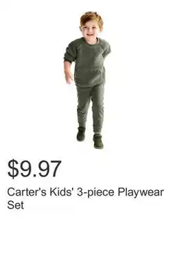 Costco Carter's Kids' 3-piece Playwear Set offer