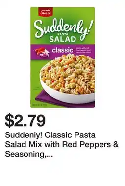 Wegmans Suddenly! Classic Pasta Salad Mix with Red Peppers & Seasoning, 7.75 oz Box offer