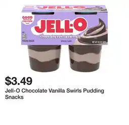 Wegmans Jell-O Chocolate Vanilla Swirls Pudding Snacks offer