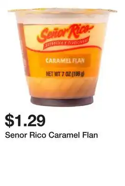 Wegmans Senor Rico Caramel Flan offer