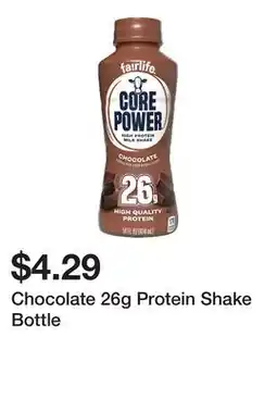 Wegmans Chocolate 26g Protein Shake Bottle offer