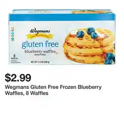 Wegmans Wegmans Gluten Free Frozen Blueberry Waffles, 8 Waffles offer