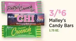 Heinen's Malley's Candy Bars offer