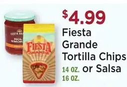 Heinen's Fiesta Grande Tortilla Chips 14 OZ. or Salsa 16 OZ offer