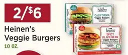 Heinen's Heinen's Veggie Burgers offer