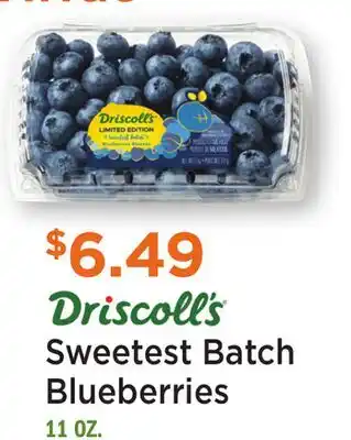 Heinen's Driscoll's Sweetest Batch Blueberries offer