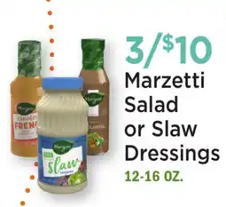 Heinen's Marzetti Salad or Slaw Dressings offer