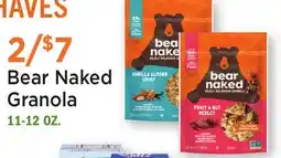 Heinen's Bear Naked Granola offer